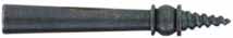 U.S. Pattern 1817 Ball Puller,
fits any .45 caliber or larger bore,
with 12-24 female thread to fit metal ramrod U.S. Pattern 1817 Ball Puller,
fits any .45 caliber or larger bore,
with 12-24 female thread to fit metal ramrod